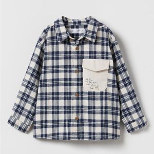 Zara - Contrasting plaid shirt